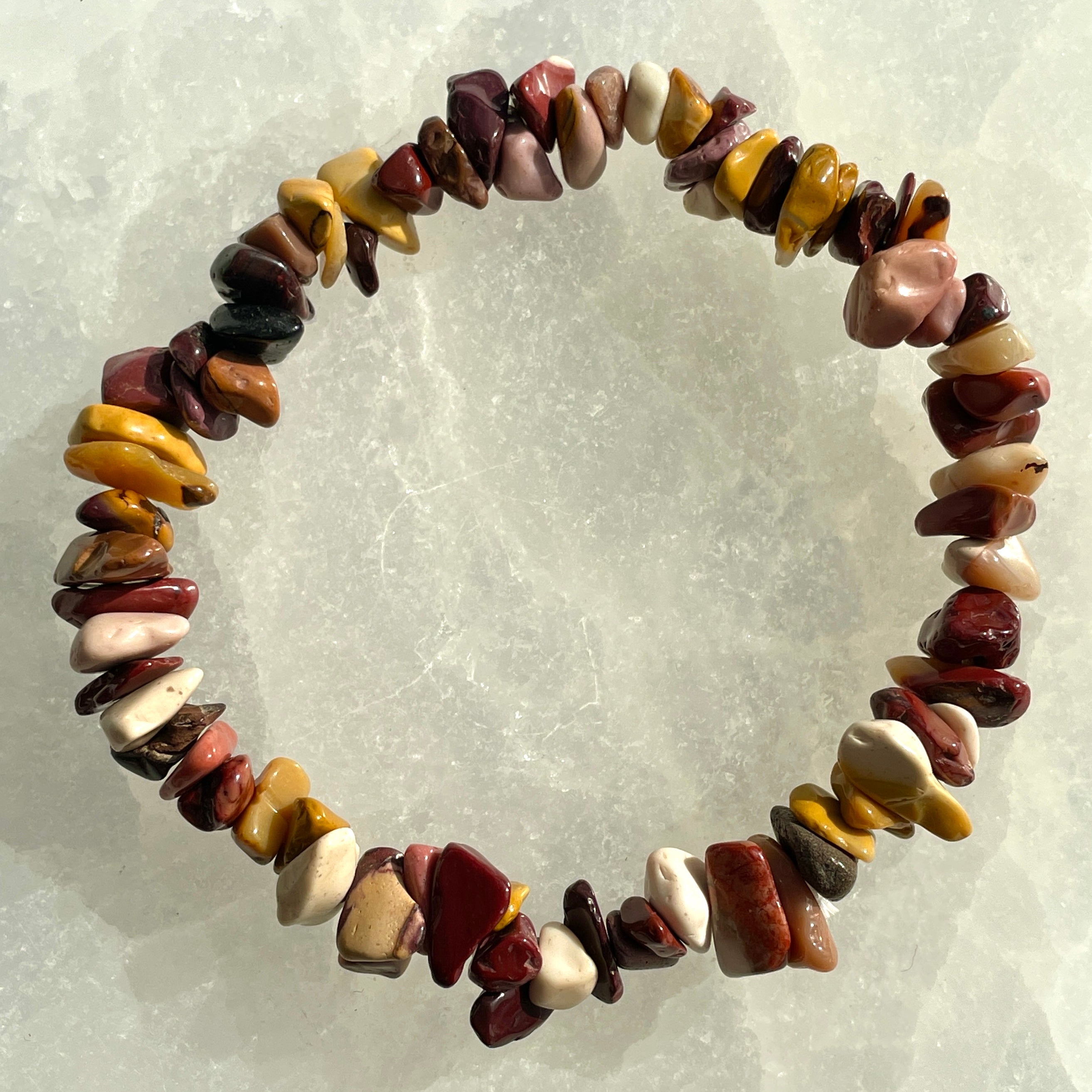 Mookaite Chip Bracelet Mookaite Chip Bracelet